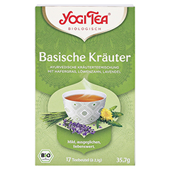 YOGI TEA Basische Kräuter Filterbeutel 17x2.1 Gramm - Vorderseite