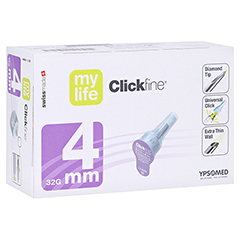 MYLIFE Clickfine Pen-Nadeln 4 mm 32 G Diamond Tip 100 Stck