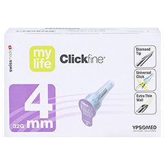 MYLIFE Clickfine Pen-Nadeln 4 mm 32 G Diamond Tip 100 Stck - Vorderseite
