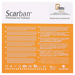 SCARBAN Light Silikonverband 5x7,5 cm 2 Stck - Rckseite