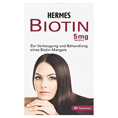 Hermes Biotin 5mg 30 Stück - Vorderseite