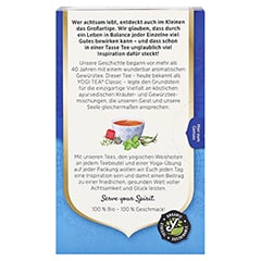 YOGI TEA Atem Tee Bio Filterbeutel 17x1.8 Gramm - Rückseite