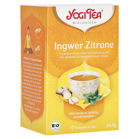 YOGI TEA Ingwer Zitrone Bio Filterbeutel 17x1.8 Gramm