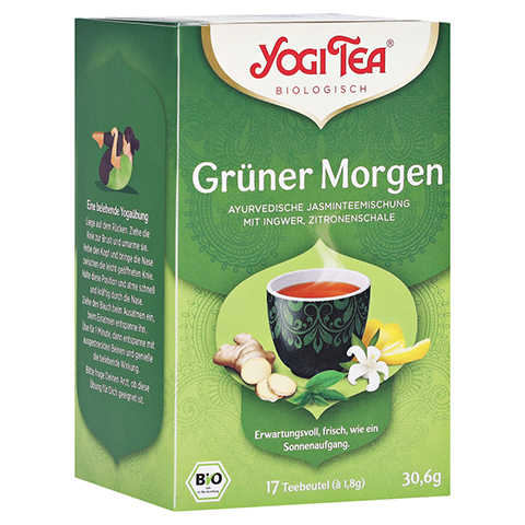 YOGI TEA Grüner Morgen Bio Filterbeutel 17x1.8 Gramm
