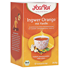 YOGI TEA Ingwer Orange mit Vanille Bio Filterbeut.