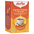 YOGI TEA Ingwer Orange mit Vanille Bio Filterbeut. 17x1.8 Gramm