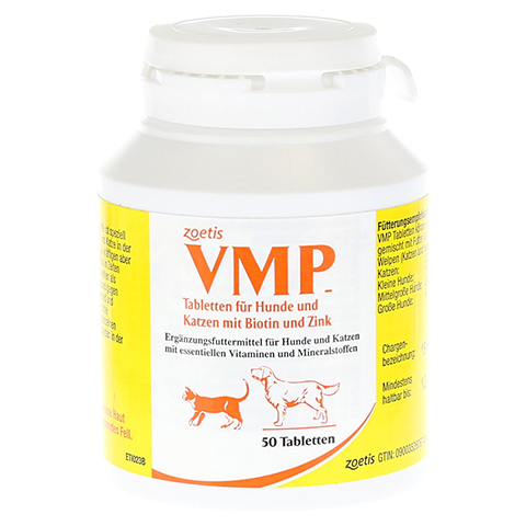 VMP Tabletten Ergänzungsfuttermittel f.Hund/Katze 50 Stück