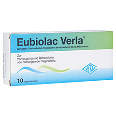 Eubiolac Verla Vaginaltabletten 10 Stck