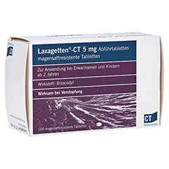 LAXAGETTEN-CT 5 mg Abfhrtabletten 100 Stck N3