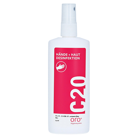 ORO C20 Hände- und Hautdesinfektion Sprühflasche 125 Milliliter