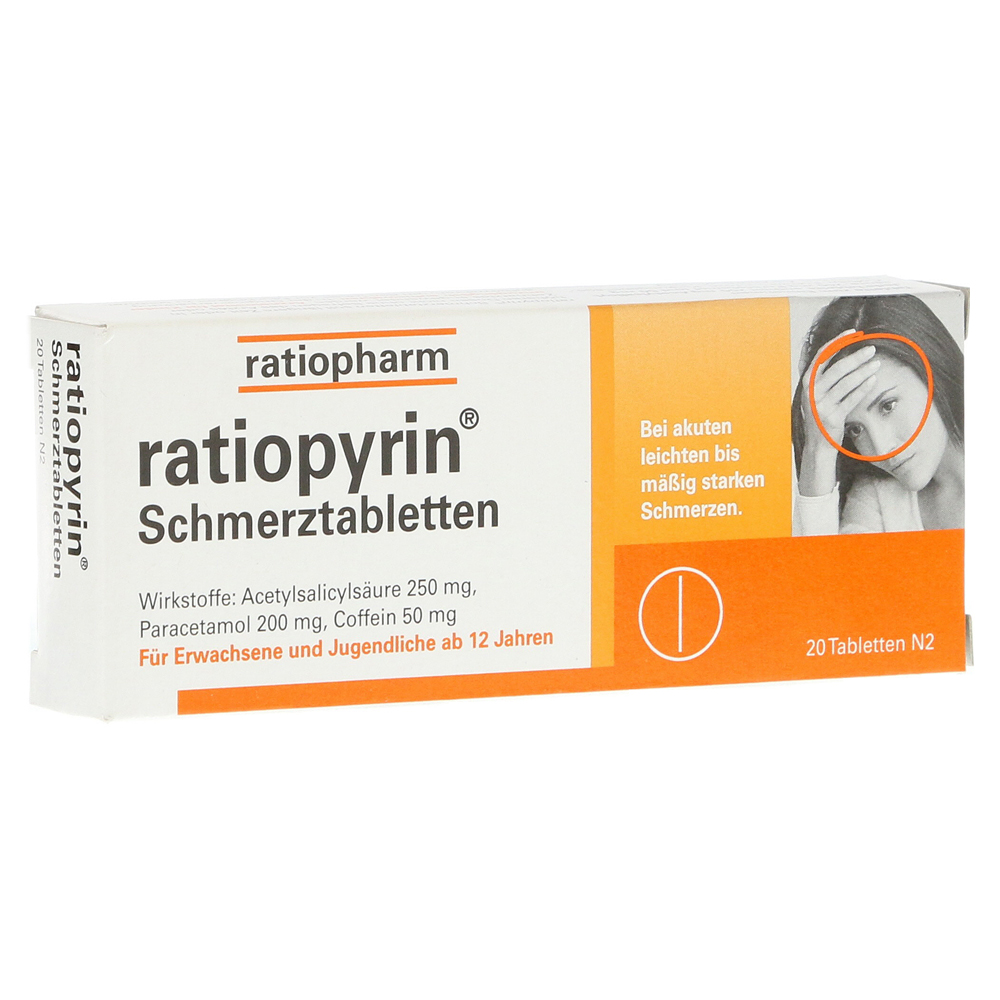 RatioPyrin Schmerztabletten Tabletten 20 Stück