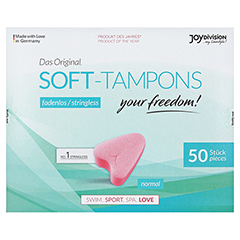 Soft Tampons Normal 50 Stück - Vorderseite