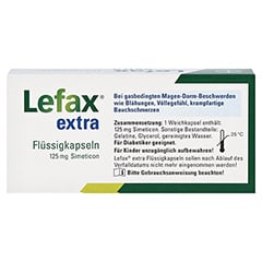 Lefax Extra Flüssigkapseln 20 Stück - Rückseite