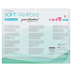 Soft Tampons Normal 50 Stück - Rückseite
