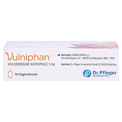 Vulniphan Vaginalovula 10 Stück - Unterseite