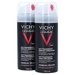 VICHY HOMME Deo Spray 72h 2x150 Milliliter