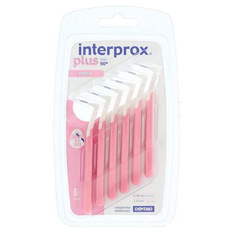 interprox plus nano rosa Interdentalbürste 6 Stück