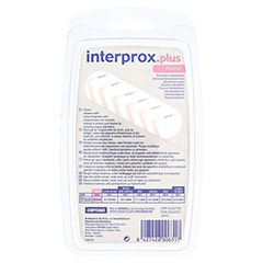 interprox plus nano rosa Interdentalbürste 6 Stück - Rückseite