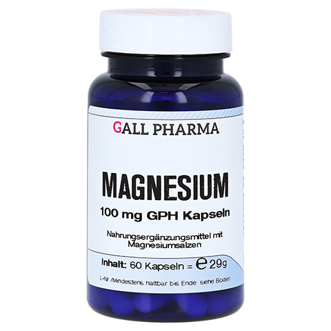 MAGNESIUM 100 mg GPH Kapseln 60 Stck