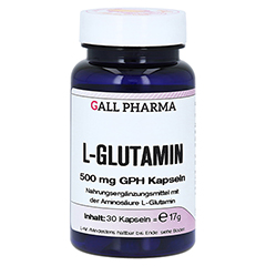 L-GLUTAMIN 500 mg GPH Kapseln 30 Stck