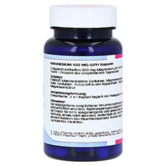 MAGNESIUM 100 mg GPH Kapseln 60 Stck - Linke Seite