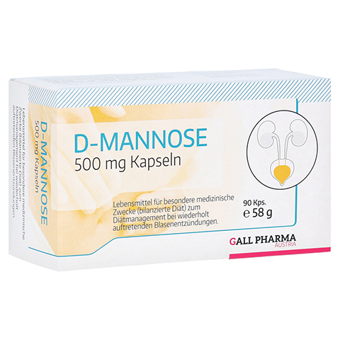 D-MANNOSE 500 mg GPH Kapseln 90 Stck