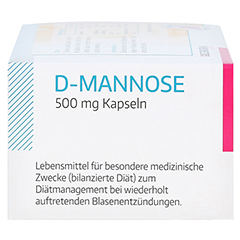 D-MANNOSE 500 mg GPH Kapseln 90 Stck - Linke Seite