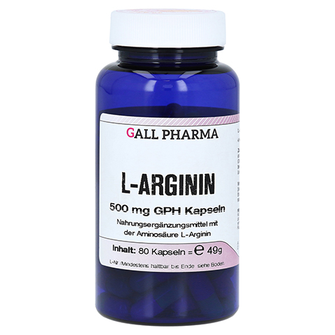 L-ARGININ 500 mg GPH Kapseln 80 Stck