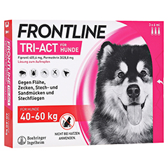FRONTLINE Tri-Act Lsg.z.Auftropfen f.Hunde 40-60kg 3 Stck