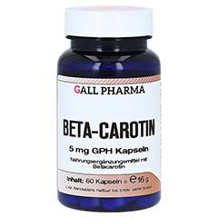 BETA CAROTIN 5 mg Kapseln 60 Stck