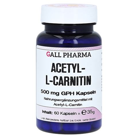 ACETYL-L-CARNITIN 500 mg Kapseln 60 Stck