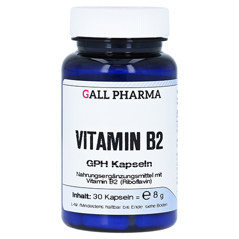 VITAMIN B2 GPH 1,6 mg Kapseln 30 Stck