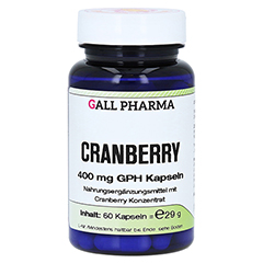 CRANBERRY 400 mg GPH Kapseln 60 Stück