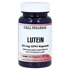 LUTEIN 20 mg GPH Kapseln 60 Stck