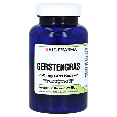 GERSTENGRAS 250 mg GPH Kapseln 180 Stück