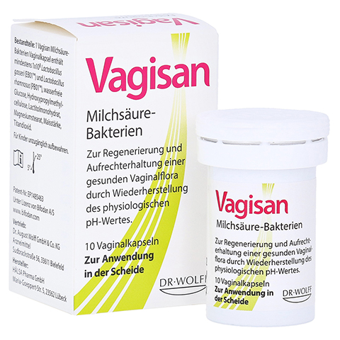 Vagisan Milchsäure Bakterien Vaginalkapseln 10 Stück