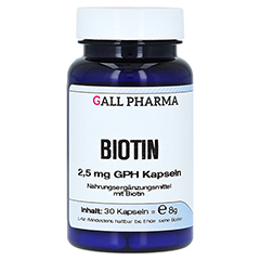 BIOTIN 2,5 mg GPH Kapseln 30 Stück