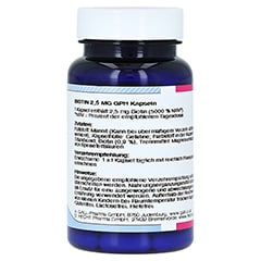 BIOTIN 2,5 mg GPH Kapseln 30 Stück - Linke Seite