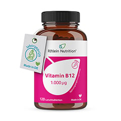VITAMIN B12 1.000 g Lutschtabletten vegan 120 Stck - Info 1