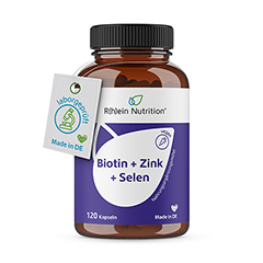 BIOTIN+ZINK+Selen f.Haut Haare & Ngel Kapseln 120 Stck - Info 1