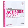 ACTISORB 220 Silver 10,5x10,5 cm steril Kompressen 10 Stck