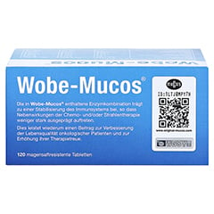 WOBE-MUCOS magensaftresistente Tabletten 120 Stck - Oberseite