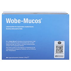 WOBE-MUCOS magensaftresistente Tabletten 360 Stck - Unterseite