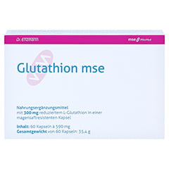 GLUTATHION MSE magensaftresistente Kapseln 60 Stck - Vorderseite