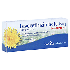 Levocetirizin beta 5mg 6 Stück