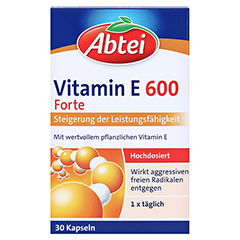 ABTEI Vitamin E 600 (Forte Plus) 30 Stck - Vorderseite