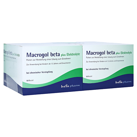 Macrogol beta plus Elektrolyte 100 Stck
