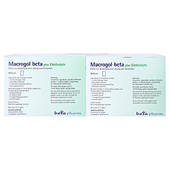 Macrogol beta plus Elektrolyte 100 Stck - Rckseite