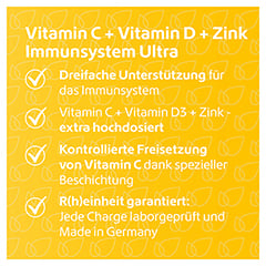 VITAMIN C+VITAMIN D+Zink Immunsystem Ultra Kapseln 120 Stck - Info 3