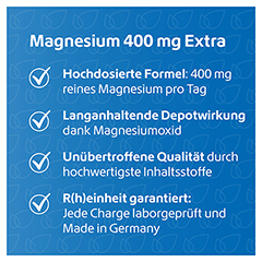 MAGNESIUM 400 mg Extra Kapseln 120 Stck - Info 3